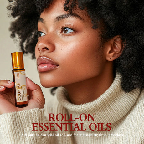 0.33fl.Oz Roller Essential Oils Fragrance Long Lasting Roll-On Essential Oils Gifts Aromatherapy Vanilla Coconut