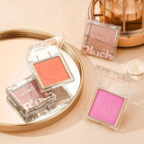 Soft Mineral Blush Palette 6 Colors Matte Long Lasting Powder Natural Cheek Contour Shadow Rouge Makeup Beauty