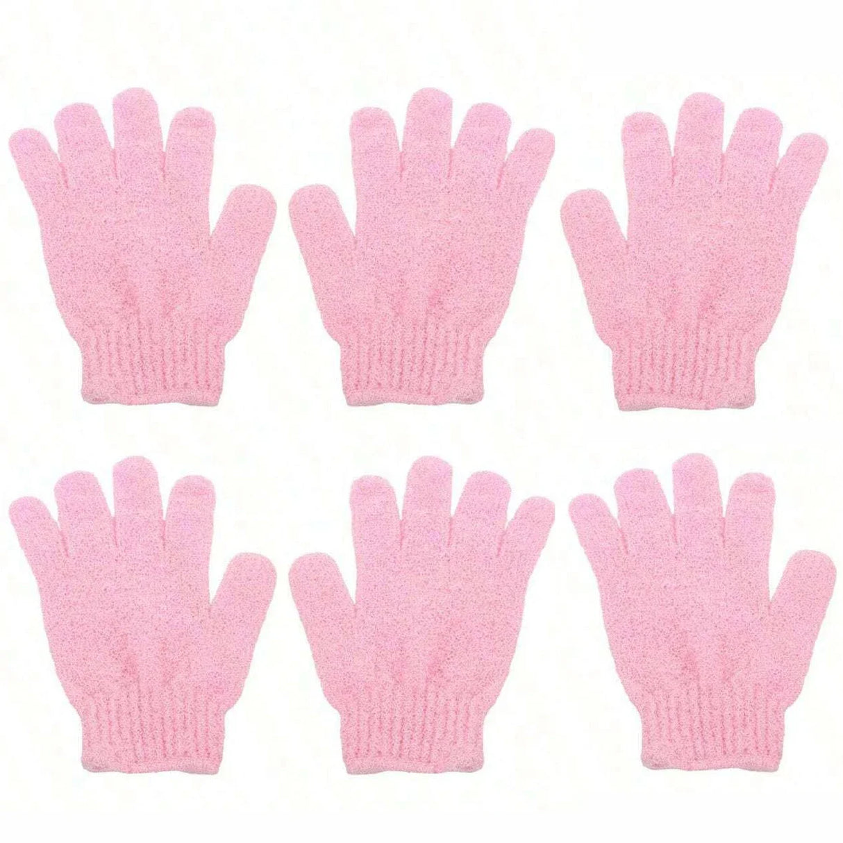 2pcs/6pcs/12pcs Reversible Exfoliating Shower Gloves, Body Scrub Gloves, ,Cleansing Tools Bath Towel Bath Products Back Scrub