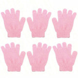 2pcs/6pcs/12pcs Reversible Exfoliating Shower Gloves, Body Scrub Gloves, ,Cleansing Tools Bath Towel Bath Products Back Scrub