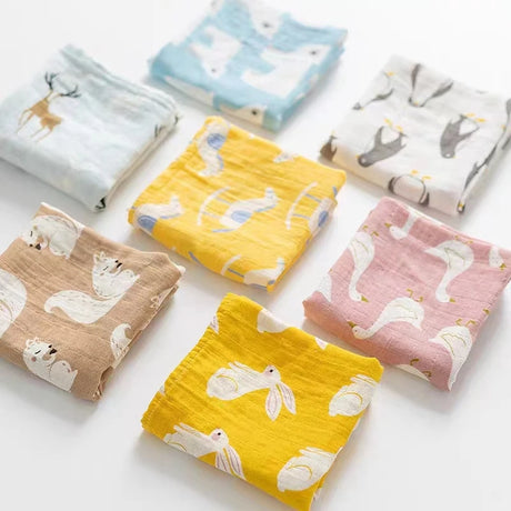 58x58cm Muslin cotton Baby Towels Scarf Swaddle bath Towel Newborns Handkerchief Bathing Feeding Face Washcloth Wipe