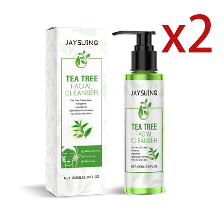 Tea Tree Cleansing Gel Exfoliation Remove Facial Dirt Preventing Blackheads Relieve Skin Sensitivity Moisturizing Face Cleanser