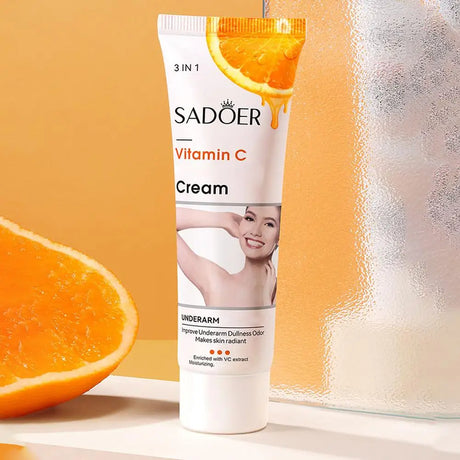 Vitamin C Underarm Cream Skin Whitening Cream For Body, Dark Spot Remover Corrector For Neck,Armpit,Underarm,Elbow, Knees