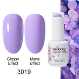 Clou Beaute Gel Nail Polish Neon Brown Royal Blue Red Green Pastal Nude Nail Art Varnishes Gel Lacquer Top Coat UV Gel Nail