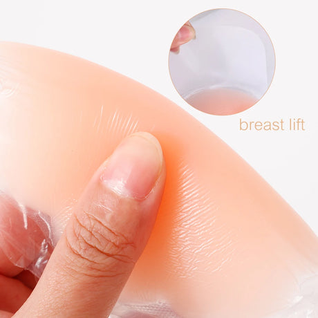 Women Lift Up Invisible  Reusable Self Adhesive Silicone Breast Lift Tape Nipple Cover Chest Paste Push Up Party Dress Bras