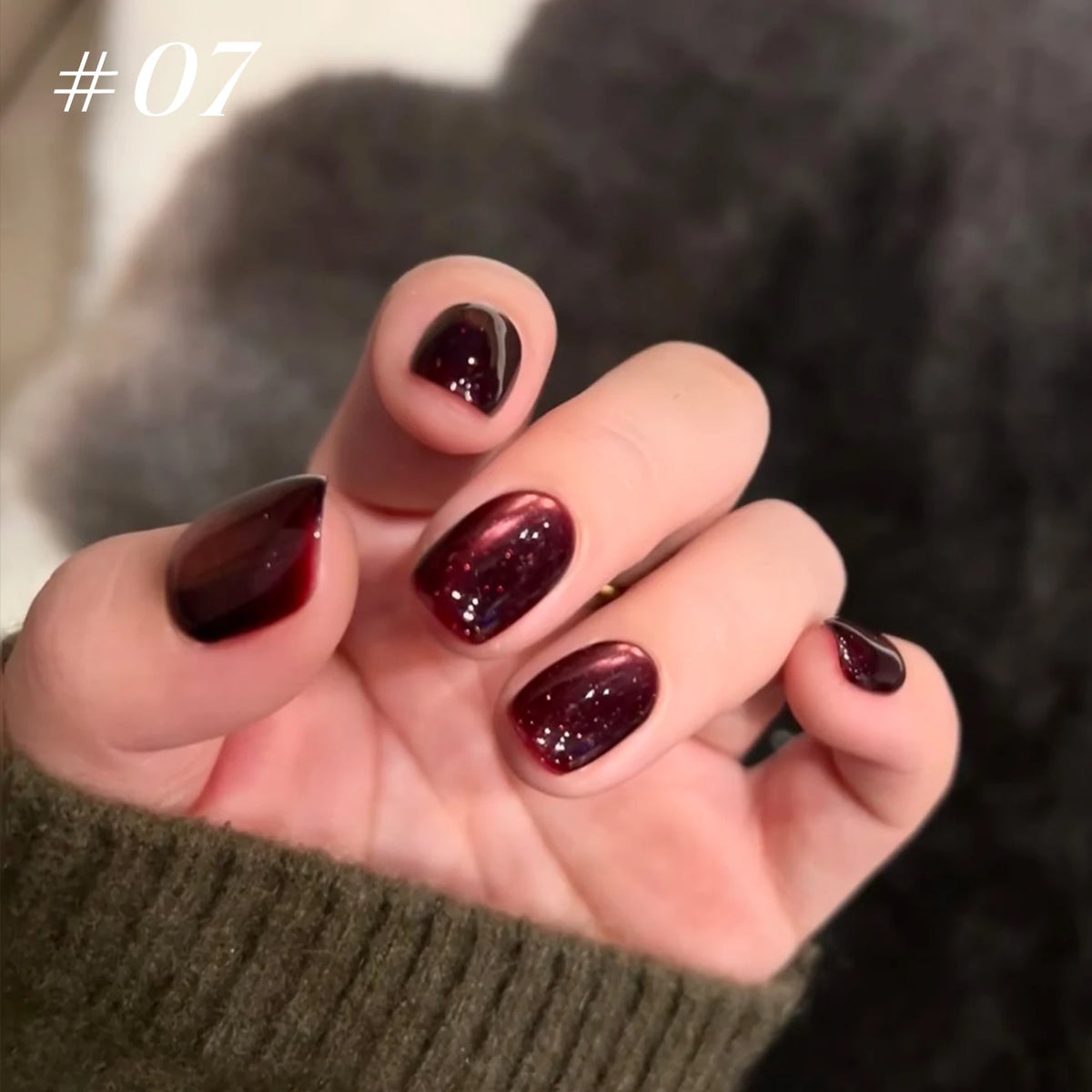12ml 1-21pcs Brown Gold Cat Eye Gel Nail Polish Hot Selling Winter Whitening Magnet Gel Polish Gold Nails Nail Supplies Nail Art