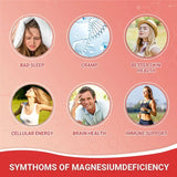 Magnesium Glycinate Gummies - Improve Sleep, Promote Physical and Mental Relaxation, and Reduce Leg Cramps and Muscle Pain