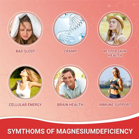 Magnesium Glycinate Gummies - Improve Sleep, Promote Physical and Mental Relaxation, and Reduce Leg Cramps and Muscle Pain