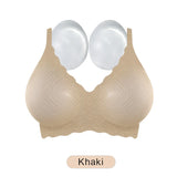 LERVANLA Artificial Silicone Breasts Forms Pads Fake Boobs Chest Women's Silicone Underwear Eexy Breast Padded Bra Becomes Big