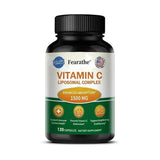 Liposomal Vitamin C Capsules - Powerful Antioxidant, Promotes Collagen Production, Skin Glow, Supports Heart, Immune Health
