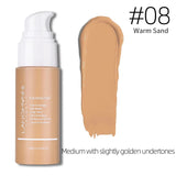 Langmanni 30ml Matte Face Foundation Cream Waterproof  Liquid Foundation Oil Control Cover Base Concealer Makeup Cosmetics