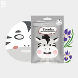 7 Styles Animal Face Mask Set Funny Panda Dog Pig Hydrating Sheet Mask for Spa Party Cute Skincare Gift for Women Girls 1/7PCS