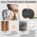 Silicone Foot Scrubber Exfoliating Bath Sponge Dead Skin Removal Bathroom Spa Accessories Foot Back Rubbing Non-slip Bath Mat