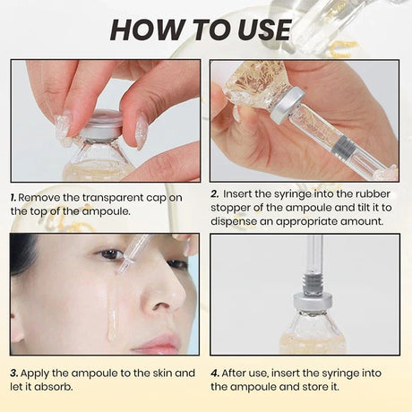 Korean Silk Collagen Essence Serum Deep Collagen Intensive Revitalizing Essence Cream Peptide Firming Face Women Hydrating Care