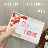 MN 1-20pcs 12ML Pink Gold Cat Eye Ocean Bubble Glass Beads Cat Eye Gel Nail Polish Blue Nails UV Light Nails Green Nails