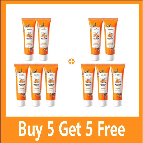 Orange Exfoliating Peeling Gel Facial Scrub Moisturizing Nourish Repair Scrubs Blackhead Removal Face Cleanser Korean Cosmetics