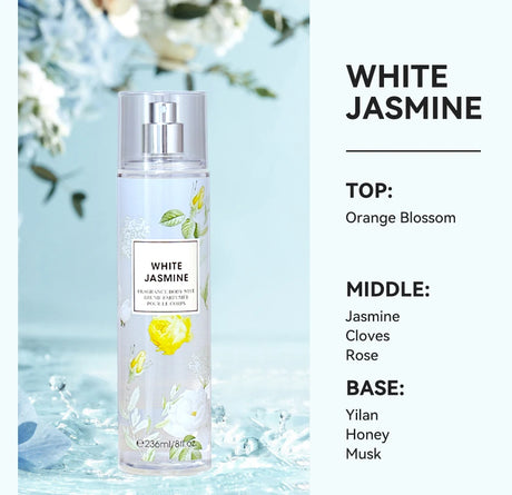 8 Fl.oz/236ml Hair & Body Mist for Women, Floral Fragrance Mist, Fresh Body Spray, Long-Lasting Perfume, Perfect for Daily Use
