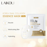 Snail Mucin & Protein Sheet Mask,Anti-Aging & Repair Face Mask,Hydrating Firming Essence Mask for Wrinkles and Pores,5/10/20 PCS