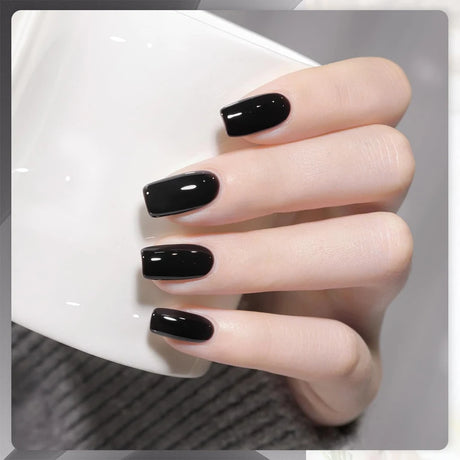 10ml Black Nail Gel Polish Soak Off UV LED Varnish Manicure Tools Design For Home Salon Nail Art DIY Winter For Cool Girls