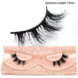 Half Lashes Short Mink Eyelashes Fluffy Soft False Eyelashes Wispy Cross Strip Eye Lashes Natural Mink Eyelash Extension Makeup