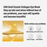 120pcs/2box Seaweed 24K Golden Collagen Eye Mask Anti Dark Circles Eye Bag Remover Moisturizing Anti-aging Eye Patches Skin Care