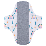 AIO Washable Cotton Printed Panty Liner Regular Flow Menstrual Pads Graphene Cloth Tampons Urinary Incontinence Sanitary Pads
