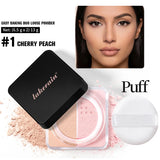 2 in 1 Bake Loose Powder Brightening&Correcting Duo Brightening Correcting Blurred Pores Matte LongLasting Setting Powder Makeup