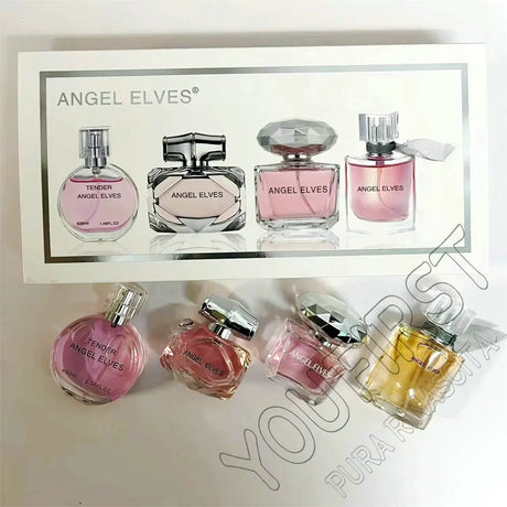 Gift Box 4Pcs Set Perfume Women 120ml Club De Nuit Perfumes De Mujer Lasting Fragrance Parfum Femme Floral Fruity Scent Spray