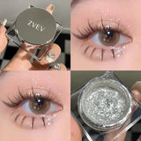 Diamond Glitter Eyeshadow Brighten Eyes Make Up Waterproof Shimmer Palette Monochrome Eye Shadow Pigmented Highlighter Cosmetics