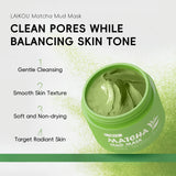LAIKOU Longjing Matcha Mud Mask Refreshing Hydration & Moisturisation Removal Blackhead Clay Oil Control Deep Cleaning Mask