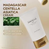 Korean Madagascar Centella Soothing Whitening Cream & Air-Fit Suncream Light SPF30 PA++++ Daily Sun Protection Skincare Products