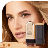 TVLV Skin Tint Stick Long Lasting Lightweight Waterproof Concealer Foundation Cream Flawless Tinted Face Contour Stick Makeup