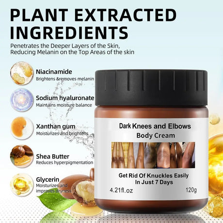 Dark Knuckles Fast Brighten Cream Elbows Hand Knuckle Brightening Serum Knee Black Skin Quickly Lighten Stains Remover Products