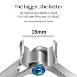 High quality Nail Clippers Stainless Steel Two Sizes Are Available Manicure Fingernail Cutter Thick Hard Toenail Scissors 2028