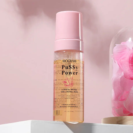 Crystal Infused Yoni And Vaginal Wash Private Clean Balanced Gently Moisturize Shower Gel, Feminine Prevent Dryness Healthy Care