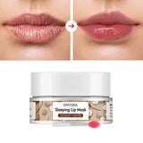 Lip Mask Sleeping Maintenance Moisturizing Fade Lines Nourishing Balm Skin Care Beauty Health Exfoliating Anti Drying Coconut