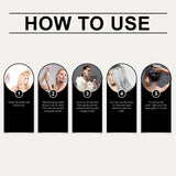 HOEGOA Silver Grey Hair Dye Spray Long-lasting Locking Color Plant Extract Formula Nourishing Roots Hair Care Prevent Dryness
