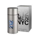 Carolina Herrera 212 Men's Eau De Toilette Spray 3.4 Fl Oz Clean Modern-Inspired Fragrance with Fresh Orange & Green Notes Smoot