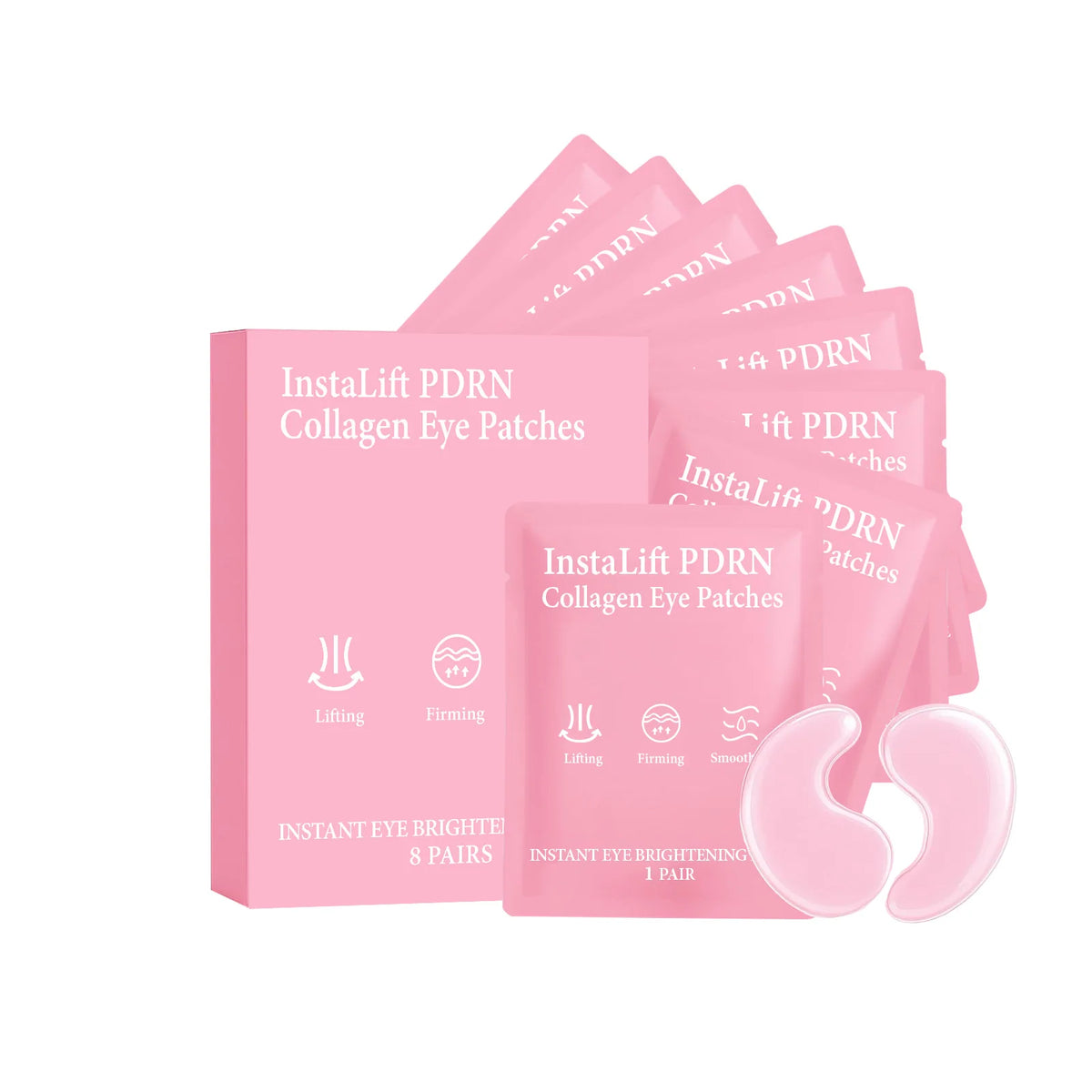 Pdrn Collagen Eye Mask Anti-Puffiness Tightening Eye Patches Fade Eye Fine Lines Remove Dark Circle Firming Lifting Skin Care