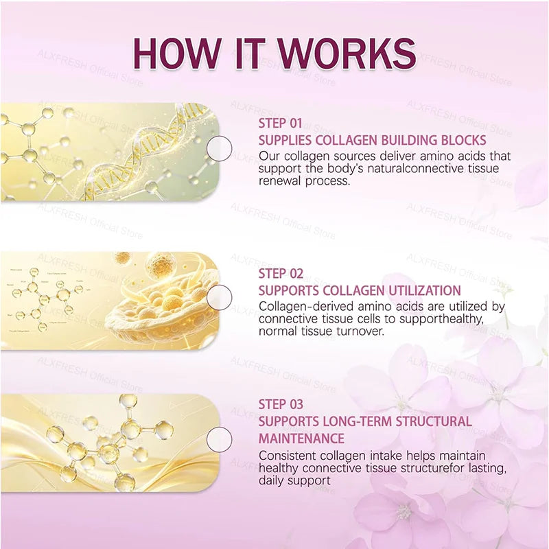 Hydrolyzed Collagen Glutathione Biotin MSM Vitamins Capsule Nutritional Supplement for Antioxidant Skin aging Hair Nail Health