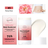 New Whole Body Deodorant Invisible Cream Stick 72 Hour Odor Control Aluminum Free Baking Soda Free Skin Care