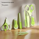 4 Pcs Small Baby Care Anti-clamping Nail Clipper Sets Stainless Steel Baby Nail Clipper Set Nail Trimmer Baby Essential Products