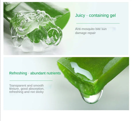 Hydrating Aloe Vera Gel 500g Moisturize Control Oil Shrink Pores Replenish Water Brighten Skin Color Repair After Sun