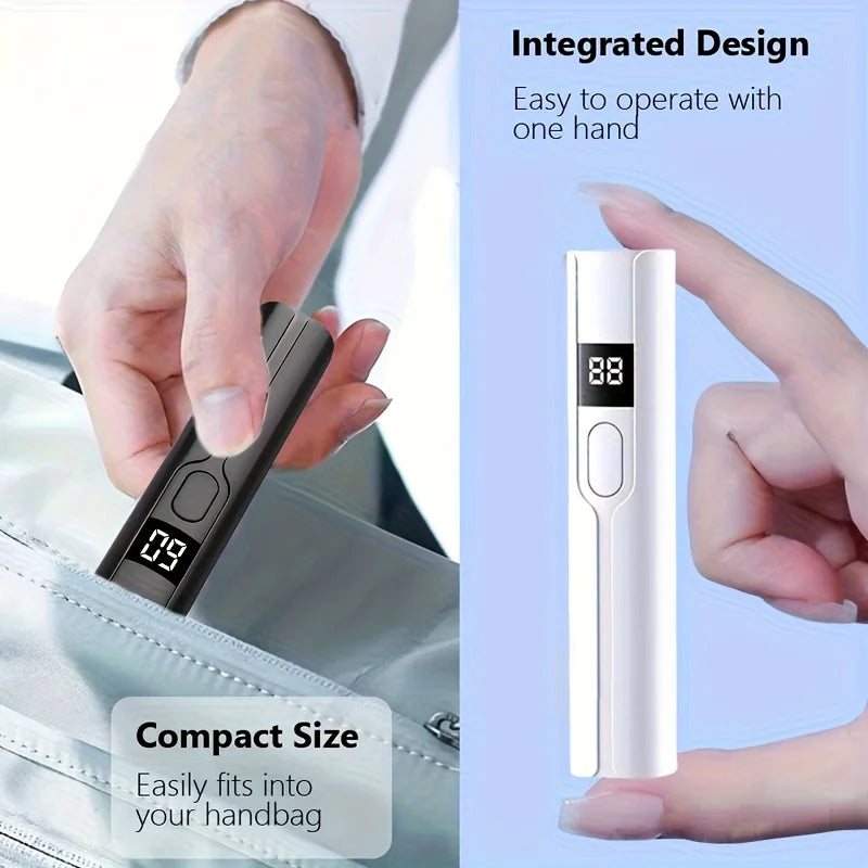 Professional Nail UV LED Flashlight with Display Rechargeable Portable Desk Nail Dryer Stand UV Lamp for Nails Art Removable