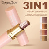 Three-color Eyeshadow Pen Highlighting Stick Waterproof Easy-to-Use Glitter Pearl Eyeshadow Stick Shimmer One-Swipe Eyes Makeup