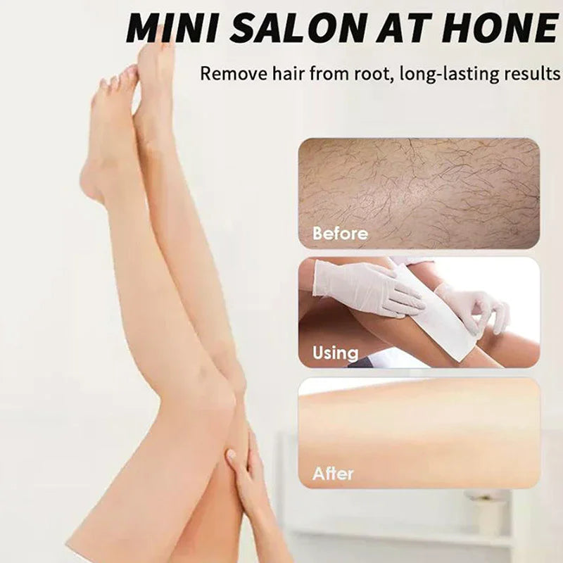 10/50/80/100Pcs Wax Paper Professional Hair Removal Waxing Strips Non-woven Fabric Waxing Papers Depilatory Beauty Tool Removal