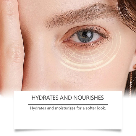 Caffeine Firming Eye Cream Fade Dark Circles Anti-Puffiness Lighten Fine Lines Under The Eyes Remove Eye Bags Roller Eye Massage