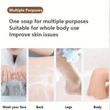 Handmade Whitening Soap Skin Care Deep Cleansing Moisturizing Cleansing Essential oil Mild Soap Brightens Skin Sandalwood Soap