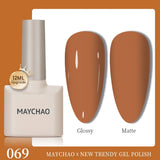 MAYCHAO 12ml Gel Nail Polish Set Professional Salon Nail Art Gels Varnish UV LED Semi Permanent Nail Lacquer Nail Supplies
