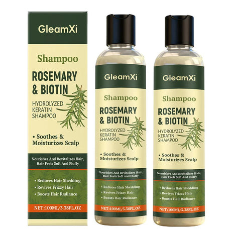 Rosemary Hair Regrowth Shampoo Thickening & Strengthening Shampoo with Hydrolyzed Keratin for Thinning Hair & Hair Loss